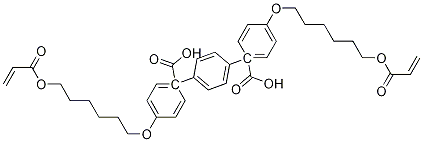 4-[[6-[(1-Oxo-2-propen-1-yl)oxy]hexyl]oxy]benzoic acid 1,1'-(1,4-phenylene) ester