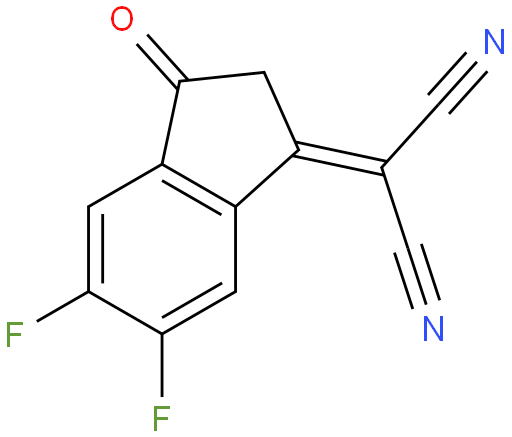 2-(5,6-difluoro-3-oxo-2,3-dihydro-1H-inden-1-ylidene)malononitrile