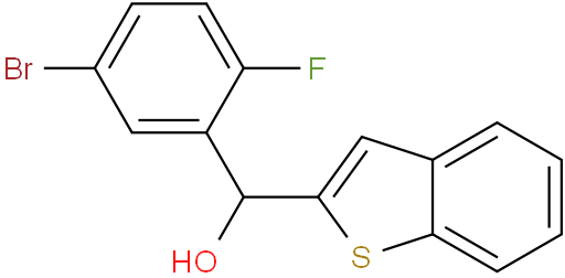 Benzo[b]thiophene-2-Methanol, α-(5-broMo-2-fluorophenyl)-