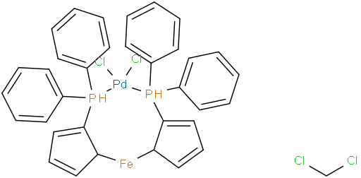 1,1'-Bis(diphenylphosphino)ferrocene-palladium(II)dichloride dichloromethane complex