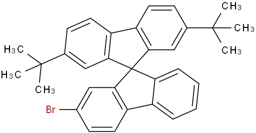 2'-bromo-2,7-di-tert-butyl-9,9'-spirobi[fluorene]