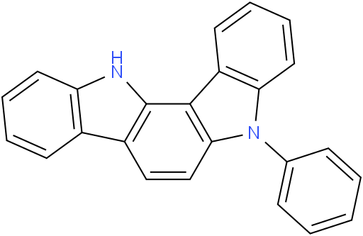 5-phenyl-5,12- dihydroindolo [3,2-a]carbazole