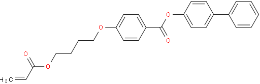 4-[4-[(1-Oxo-2-propenyl)oxy]butoxy]benzoic acid [1,1'-biphenyl]-4-yl ester