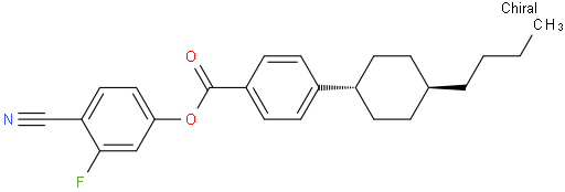 3-Fluoro-4-cyanophenyl trans-4- (4-n-butylcyclohexyl)benzoate