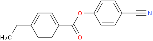 4-ETHYLBENZOIC ACID-4'-CYANOPHENYL ESTER