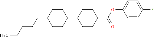 TRANS,TRANS-4-FLUOROPHENYL 4''-PENTYLBICYCLOHEXYL-4-CARBOXYLATE