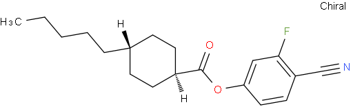 4-CYANO-3-FLUOROPHENYL TRANS-4-PENTYLCYCLOHEXANECARBOXYLATE