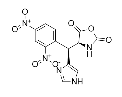 (4S)- (S)-4-[1-(2,4-dinitro-phenyl)-1H-imidazol-4-ylmethyl]-oxazolidine-2,5-dione