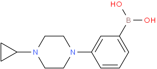 B-[3-(4-Cyclopropyl-1-piperazinyl)phenyl]boronic acid