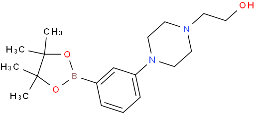 4-[3-(4,4,5,5-Tetramethyl-1,3,2-dioxaborolan-2-yl)phenyl]-1-piperazineethanol