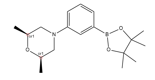 rel-(2R,6S)-2,6-Dimethyl-4-[3-(4,4,5,5-tetramethyl-1,3,2-dioxaborolan-2-yl)phenyl]morpholine