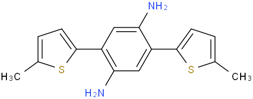 2,5-Bis(5-methylthiophen-2-yl)benzene-1,4-diamine