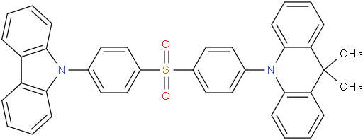 10-(4-((4-(9H-Carbazol-9-yl)phenyl)sulfonyl)phenyl)-9,9-dimethyl-9,10-dihydroacridine