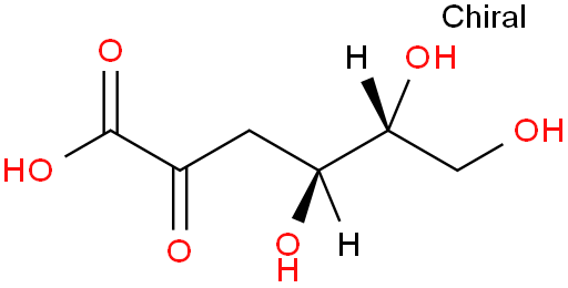 4,5,6-trihydroxy-2-oxo-hexanoic acid