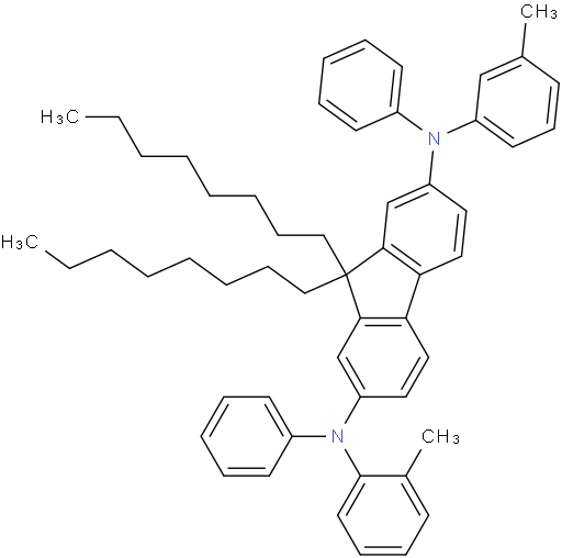 9,9-Dioctyl-N2,N7-diphenyl-N2-(m-tolyl)-N7-(o-tolyl)-9H-fluorene-2,7-diamine