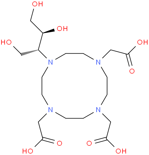 2,2',2''-(10-((2R,3S)-1,3,4-trihydroxybutan-2-yl)-1,4,7,10-tetraazacyclododecane-1,4,7-triyl)triacetic acid