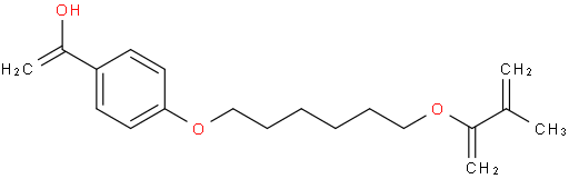 4-[6-(3-Methylbuta-1,3-dien-2-yloxy)hexoxy]benzoic acid