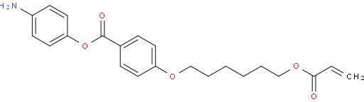 (4-aminophenyl) 4-(6-prop-2-enoyloxyhexoxy)benzoate