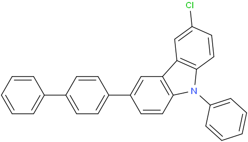 3-([1,1'-biphenyl]-4-yl)-6-chloro-9-phenyl-9H-carbazole