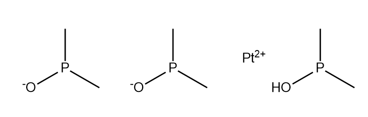 Hydrido(dimethylphosphinous acid-kP)[hydrogen bis(dimethylphosphinito-kP)]platinum(II)