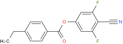 4-ethyl-, 4-cyano-3,5-difluorophenyl ester Benzoic acid