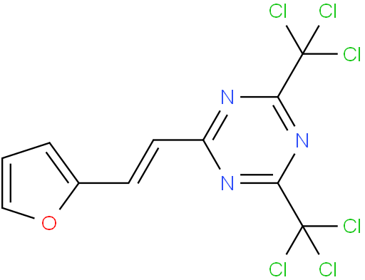 2-[2-(FURAN-2-YL)VINYL]-4,6-BIS(TRICHLOROMETHYL)-1,3,5-TRIAZINE