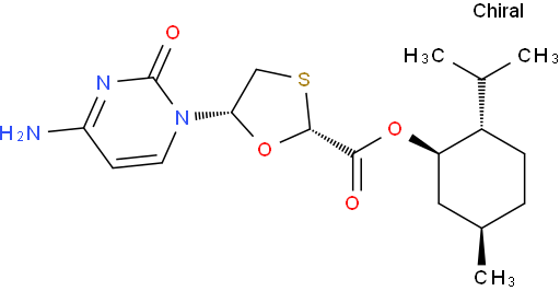 (2R,5S)-(1R,2S,5R)-2-Isopropyl-5-methylcyclohexyl 5-(4-amino-2-oxopyrimidin-1(2H)-yl)-1,3-oxathiolane-2-carboxylate