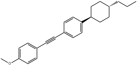 1-methoxy-4-((4-(4-propylcyclohexyl)phenyl)ethynyl)benzene
